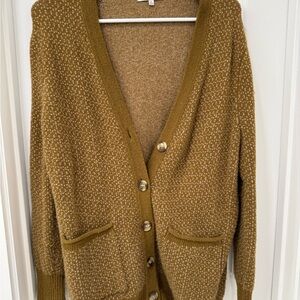 Women's Brown Cardigan Sweater